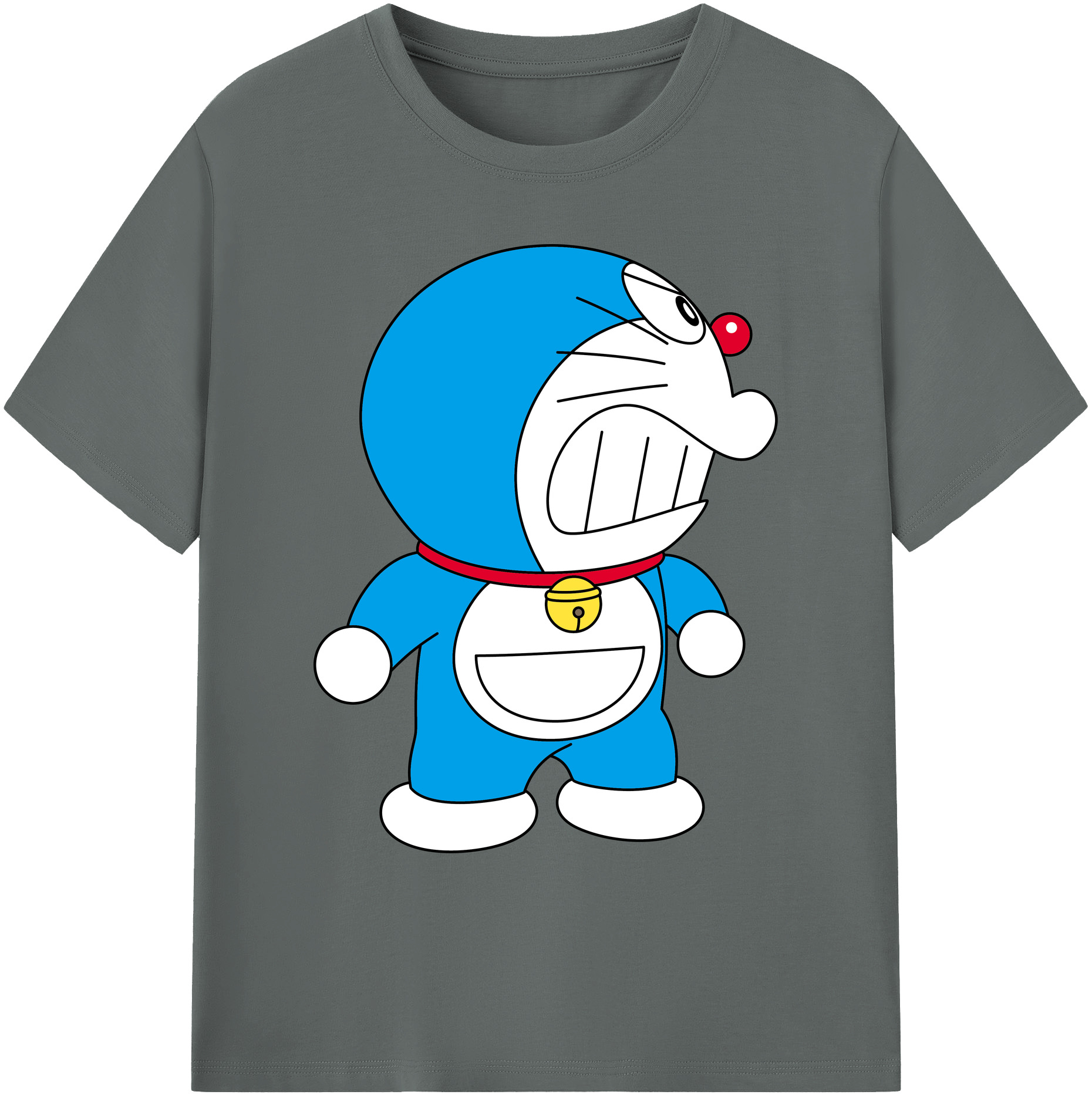 （画像用） ドラえもん Doraemon 綿100％ メンズ半袖Tシャツ｜肌触りやわらか＆通気性